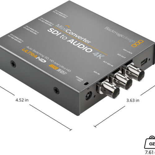 Blackmagic Mini Converter - SDI to Audio 4K