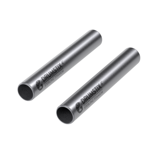 Bright Tangerine Drumstix 15mm Titanium Support Rods - 4" Pair (10.2cm)