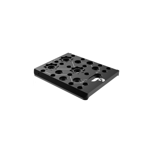 Bright Tangerine Dovetail Plate for DSMC2