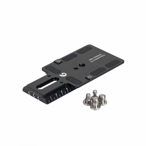 Bright Tangerine DJI RS 2 & RS 3 Extended Dovetail for RED KOMODO