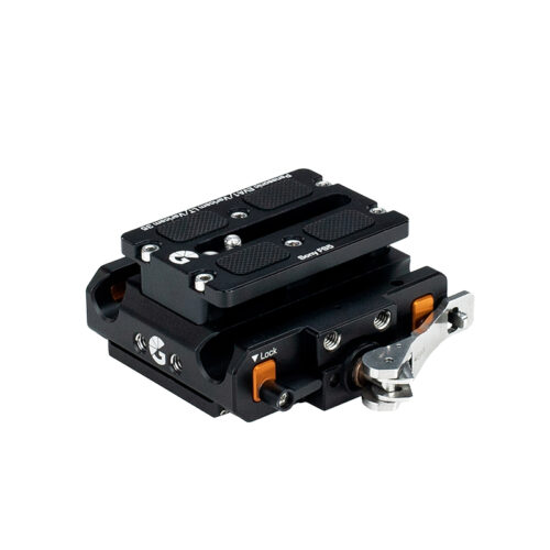 Bright Tangerine LeftField 3 Sony FS5 QR Baseplate