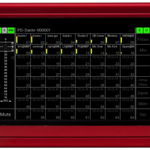 Nixer NIX00522 PD Dante - 64 Channel Dante portable network monitoring tool