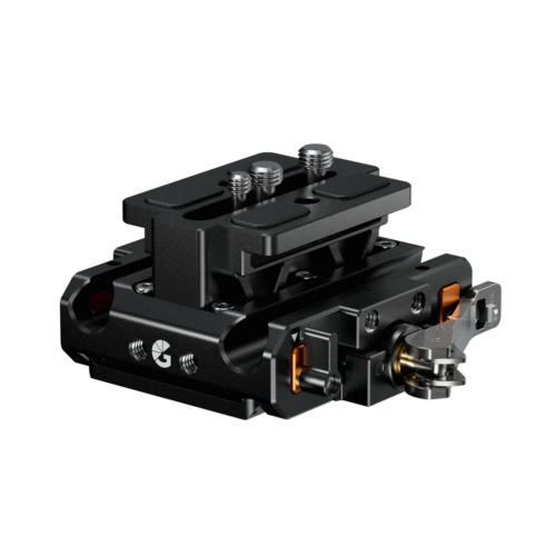 Bright Tangerine LeftField 3 QR Baseplate (Standard) for RED V-RAPTOR