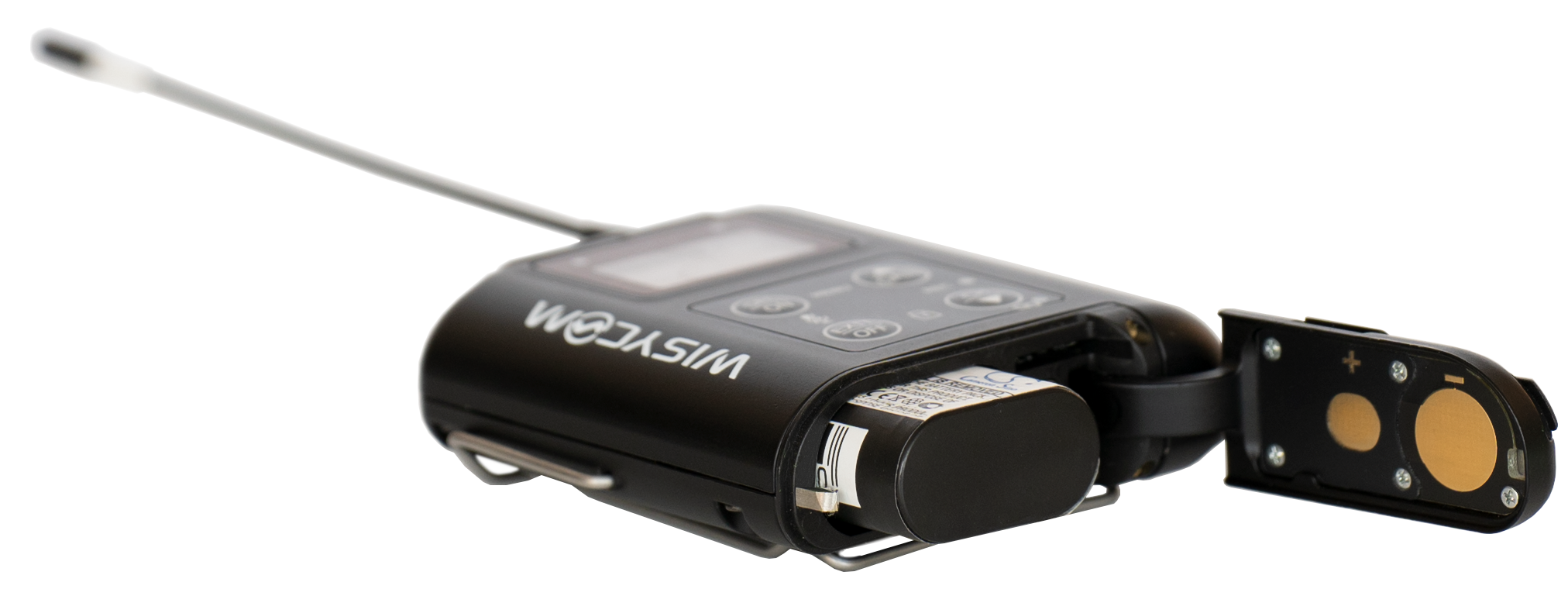 Wisycom MTP60 EUX BT1 Taschensender, 470-832 MHz, 100 mW – Bild 4