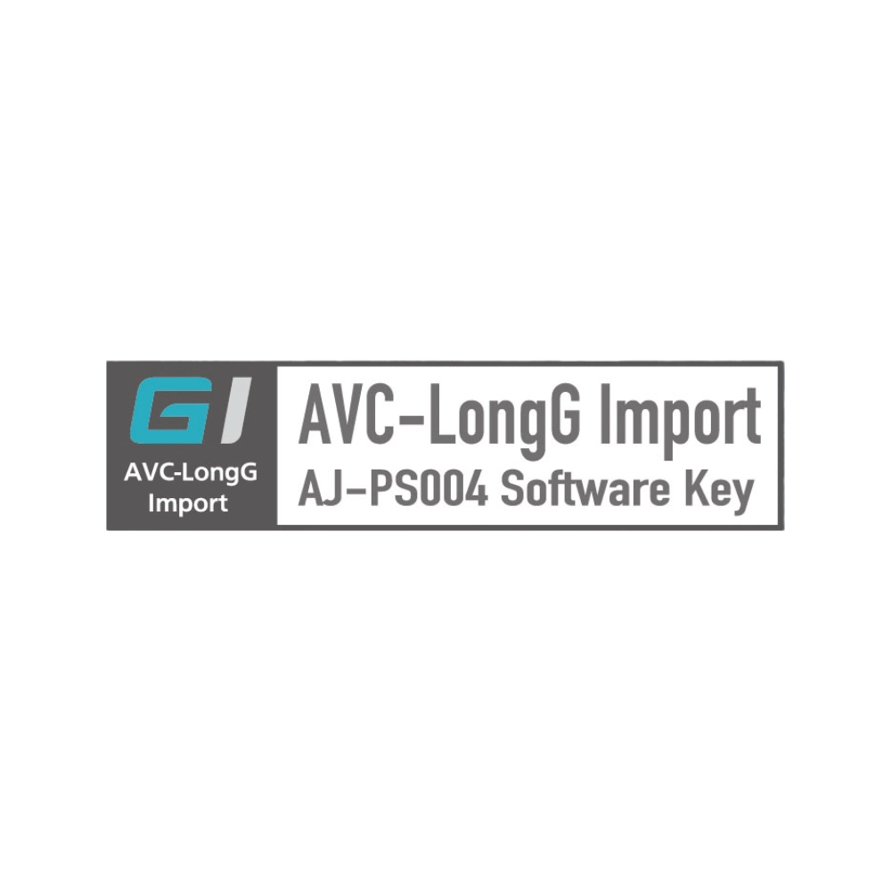 Panasonic AJ-PS004Z Plug-In Software for AVC-Long G Import