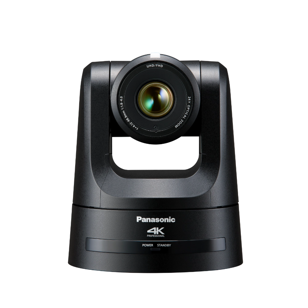 Panasonic AW-UE100KEJ 4K Integrated Camera, 1/2.5-type MOS, 2160/50p, 12G SDI, High-Bandwidth NDI, SRT support, Black