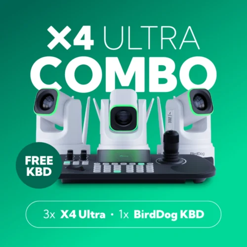 Birddog 3x X4U white + 1x KBD Combo