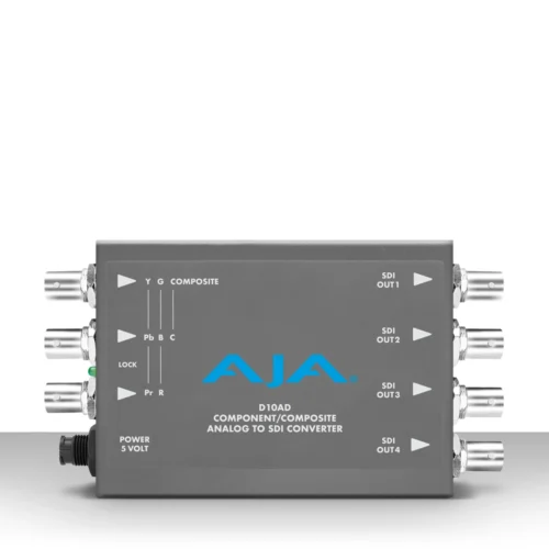AJA D10AD Component/Composite Analog to SDI Converter + TestGenerator