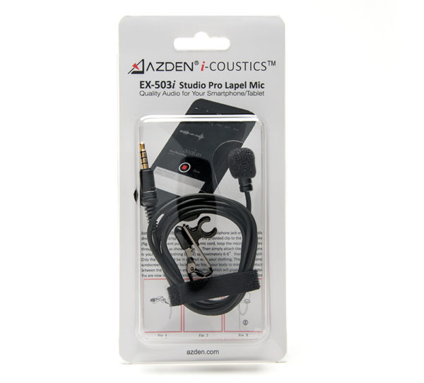 AZDEN EX-503i Smartphone Ansteckmikrofon – Bild 5