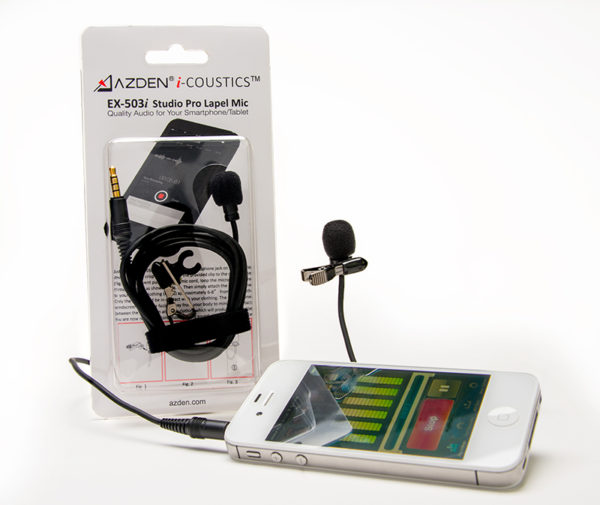 AZDEN EX-503i Smartphone Ansteckmikrofon – Bild 2