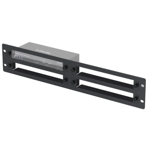 ADTECHNO 2U rack mount kit for mounting the 4 x DAV-02 to an EIA19 rack.