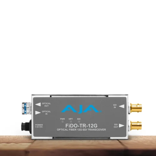 AJA FIDO-TR-12G 1CH 12G-SD/LC Singlemode Tranceiver