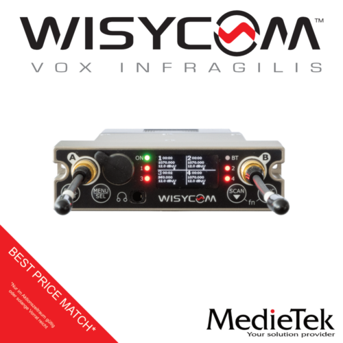 Wisycom MCR54-B12 Multiband-4-Kanal-Empfänger